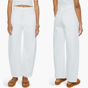 Mother Denim full pipe ankle barrel jeans